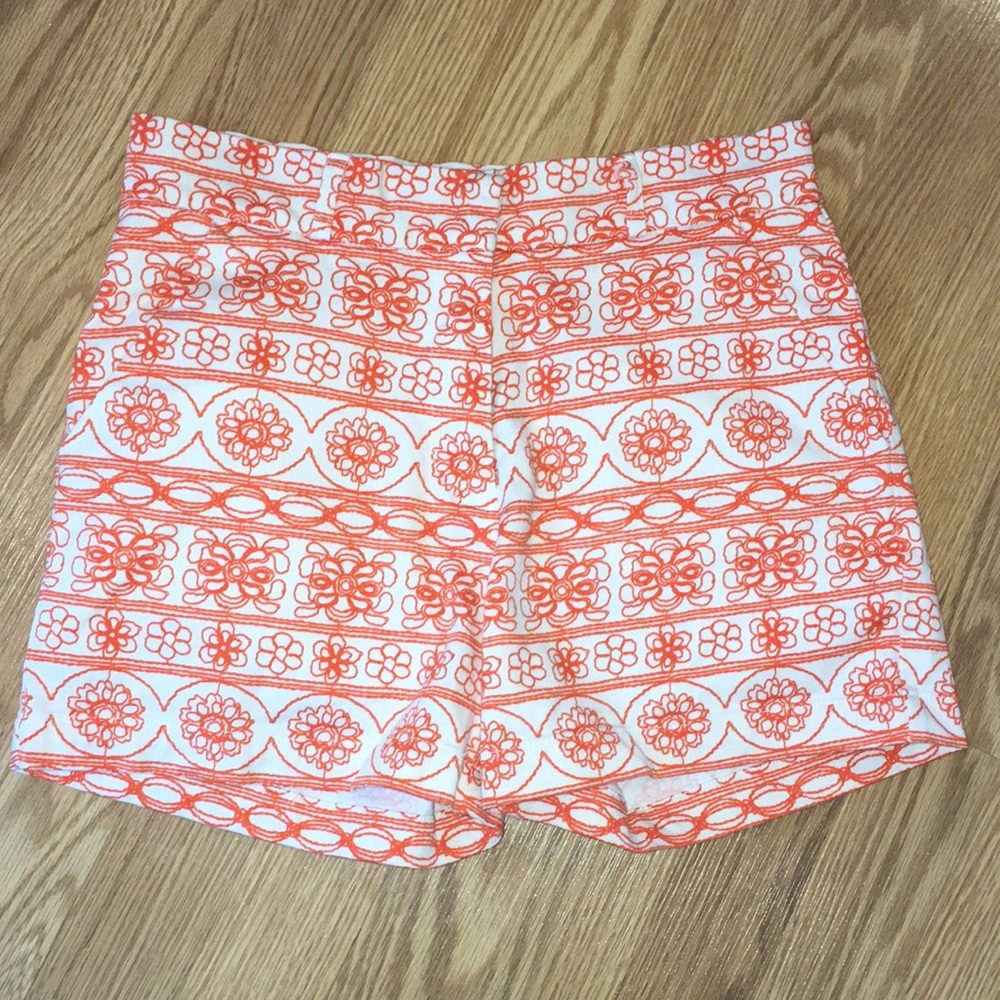 JW Styles Collection Orange and White cotton‎ Shorts size 4